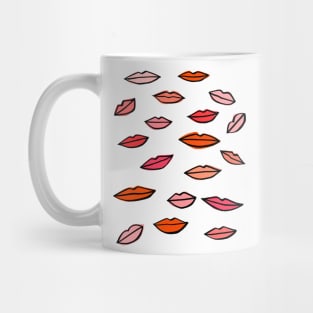 neon lipstick Mug